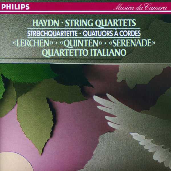 Quartetto Italiano: Haydn - String Quartets "Lerchen", "Quinten", "Serenade" (FLAC)