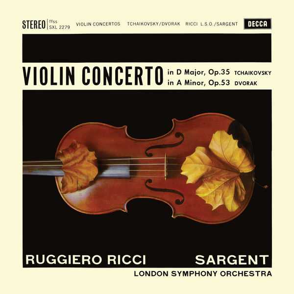 Ricci, Sargent: Tchaikovsky, Dvořák - Violin Concertos (FLAC)