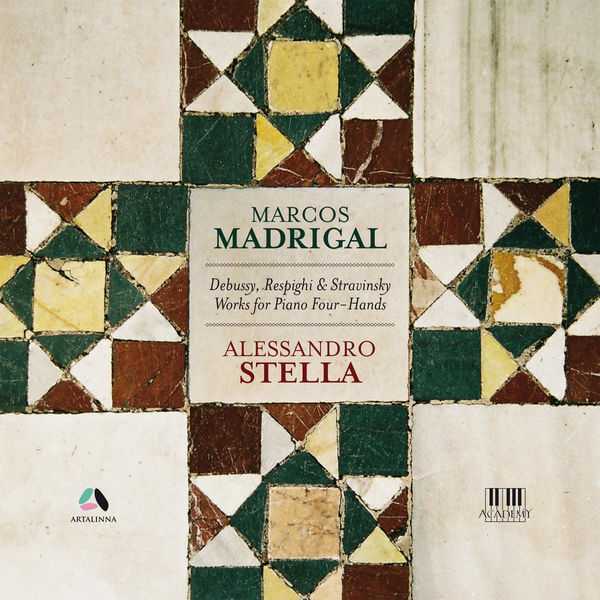 Madrigal, Stella: Debussy, Respighi, Stravinsky - Works for Piano Four-Hands (24/44 FLAC)