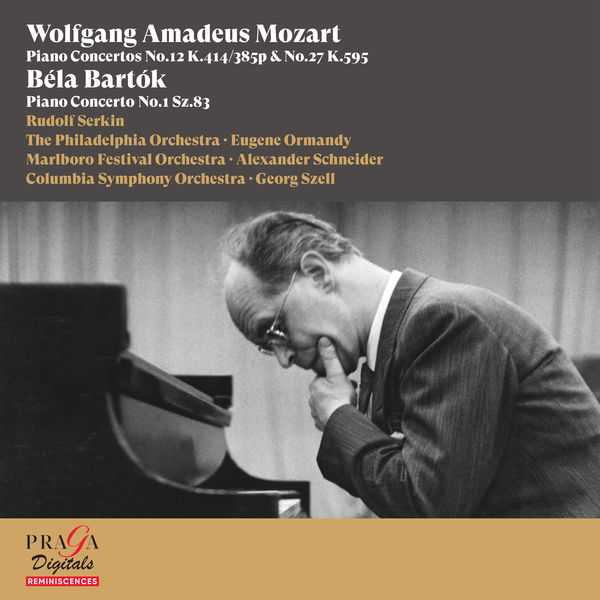 Serkin, Ormandy, Schneider, Szell: Mozart - Piano Concertos no.12 & 27; Bartók - Piano Concerto no.1 (24/96 FLAC)