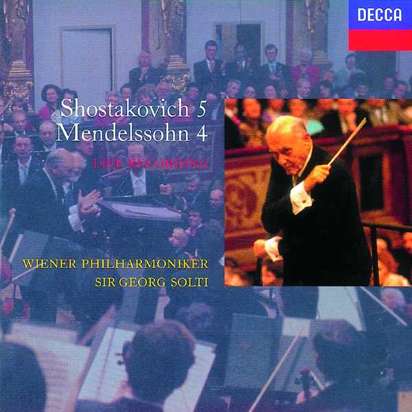 Solti: Mendelssohn - Symphony no.4; Shostakovich - Symphony no.5 (FLAC)