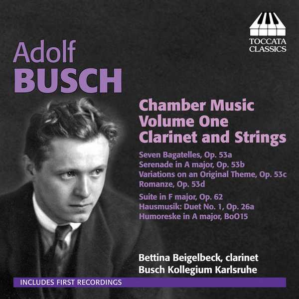 Adolf Busch - Chamber Music vol.1: Clarinet and Strings (FLAC)