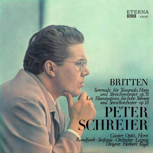 Peter Schreier: Britten - Serenade op.31, Les Illuminations op.18 (FLAC)