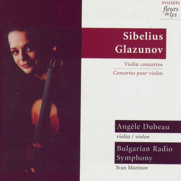 Angèle Dubeau: Sibelius, Glazunov - Violin Concertos (FLAC)