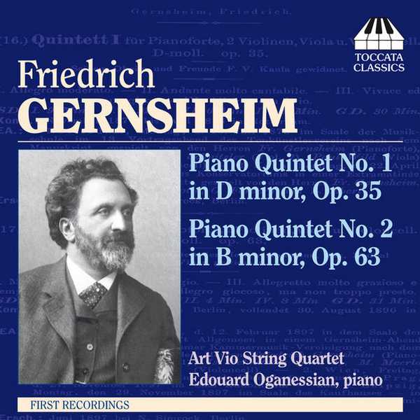 Friedrich Gernsheim - Piano Quintet no.1, Piano Quintet no.2 (FLAC)