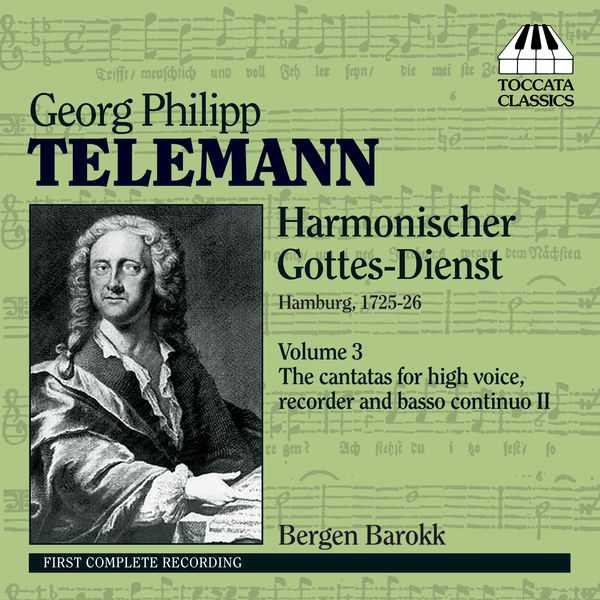 Georg Philipp Telemann - Harmonischer Gottes-Dienst vol.3 (FLAC)