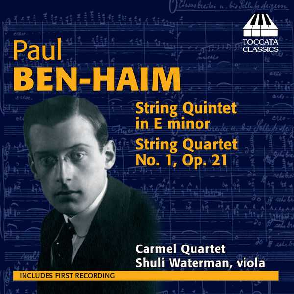 Paul Ben-Haim - String Quartet in E Minor, String Quartet no.1 op.21 (FLAC)