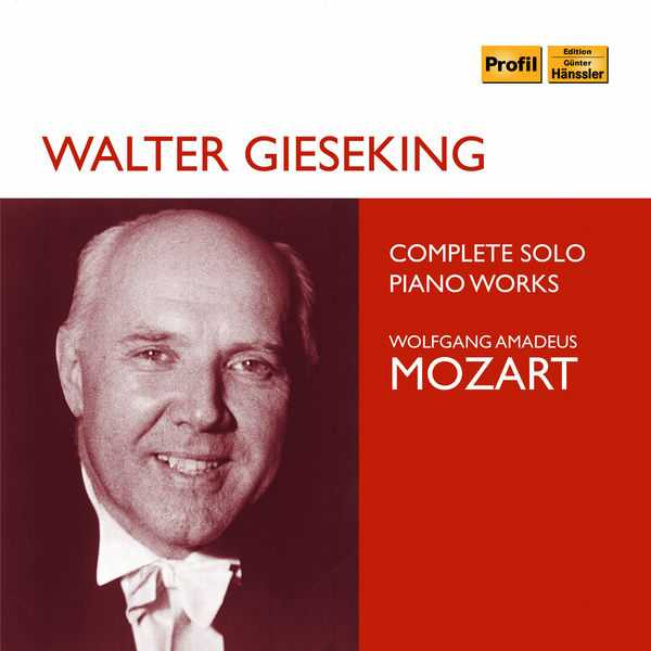 Walter Gieseking: Mozart - Complete Solo Piano Works (FLAC)