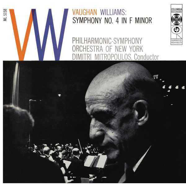 Mitropoulos: Vaughan Williams - Symphony no.4; Fantasia on a Theme by Thomas Tallis (FLAC)