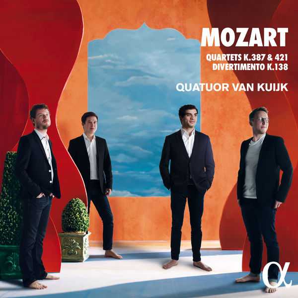 Quatuor Van Kuijk: Mozart - String Quartets K.387 & K.421, Divertimento K.138 (24/96 FLAC)