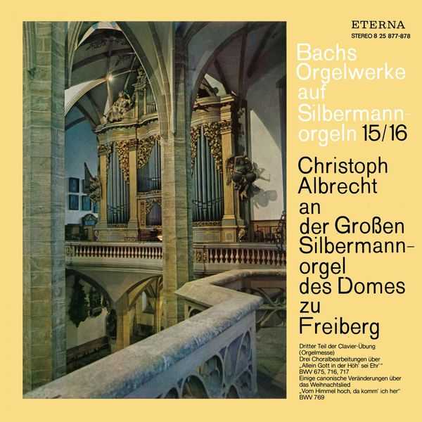 Bach - Orgelwerke auf Silbermannorgeln 15/16 (FLAC)