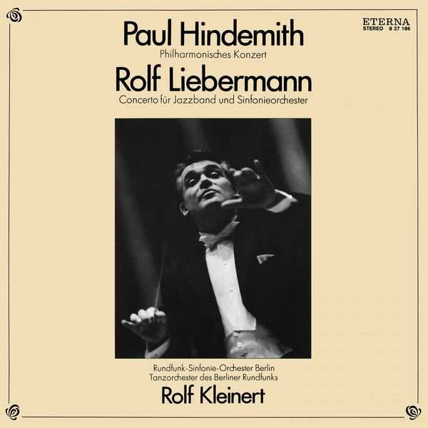 Kleinert: Liebermann - Philharmonisches Konzert; Hindemith - Concerto für Jazzband and Sinfonieorchester (FLAC)