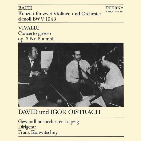 David und Igor Oïstrakh: Bach - Violinkonzert D-Moll BWV 1043; Vivaldi: Concerto Grosso op.3 no.8 (FLAC)