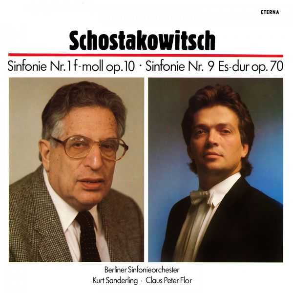 Kurt Sanderling, Claus Peter Flor: Shostakovich - Sinfonie no.1 & 9 (FLAC)