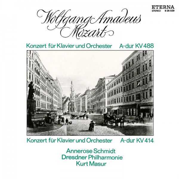 Annerose Schmidt, Kurt Masur: Mozart - Klavierkonzerte no.23 & 12 (FLAC)