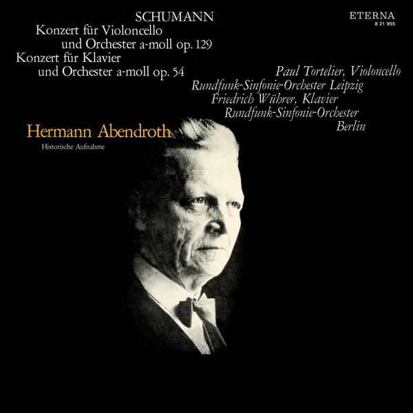 Abendroth: Schumann - Konzert für Violoncello und Orchester op.129, Konzert für Klavier und Orchester op.54 (24/96 FLAC)
