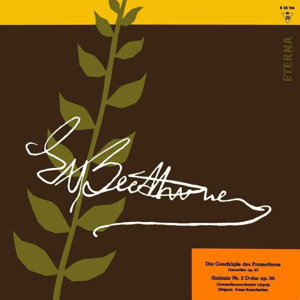 Konwitschny: Beethoven - Die Geschöpfe des Prometheus Ouvertüre, Sinfonie no.2 (24/44 FLAC)
