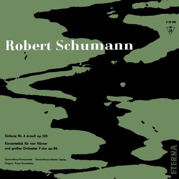 Konwitschny: Schumann - Sinfonie no.4, Konzertstück für Vier Hörner und Großes Orchester op.86 (FLAC)