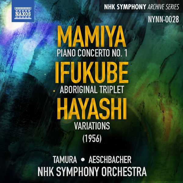 Aeschbacher: Mamiya - Piano Concerto no.1; Ifukube - Aboriginal Triplet; Hayashi - Variations (24/192 FLAC)