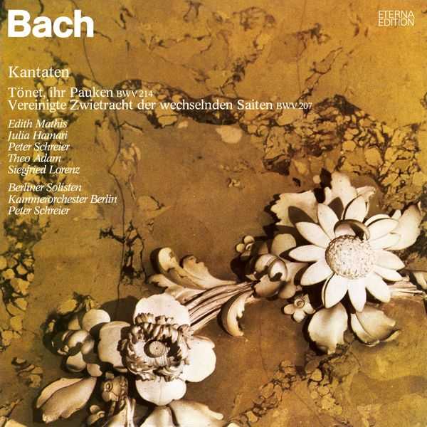 Schreier: Bach - Tönet, Ihr Pauken BWV 214, Vereinigte Zwietracht der Wechselnden Saiten BWV 207 (FLAC)