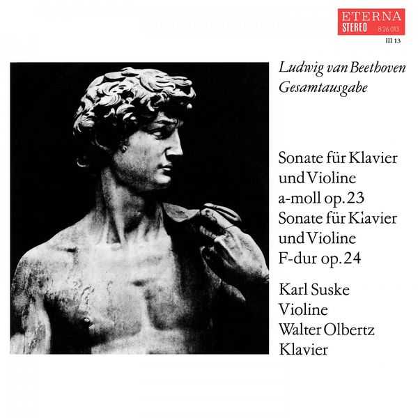 Karl Suske, Walter Olbertz: Beethoven - Sonate für Klavier und Violine op.23 & 24 (FLAC)