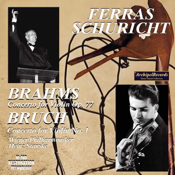 Ferras, Stanske, Schuricht: Brahms, Bruch - Violin Concertos (FLAC)