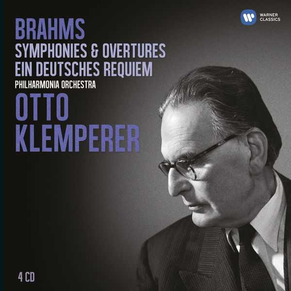 Otto Klemperer: Brahms - Symphonies & Overtures, Ein Deutsches Requiem (FLAC)