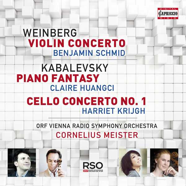 Cornelius Meister: Weinberg - Violin Concerto; Kabalevsky - Piano Fantasy, Cello Concerto no.1 (FLAC)