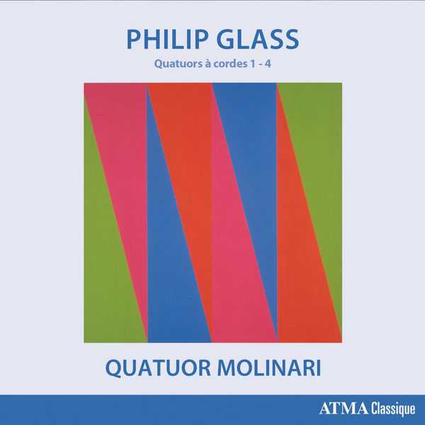 Molinari Quartet: Philip Glass - Quatuors à Cordes no.1-4 (FLAC)