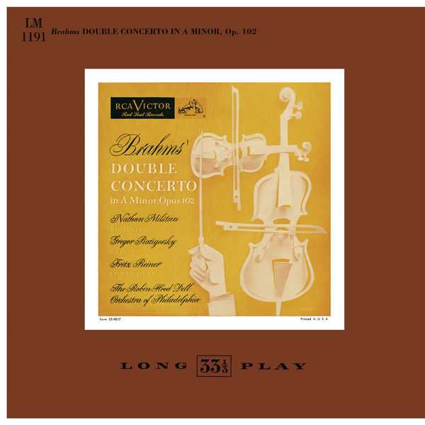 Piatigorsky, Reiner: Brahms - Concerto for Violin, Cello and Orchestra; Saint-Saëns - Concerto for Cello and Orchestra no.1 (24/96 FLAC)