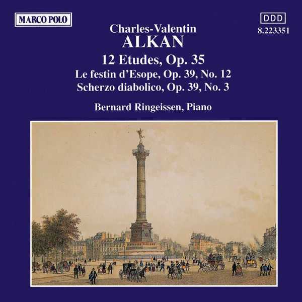 Bernard Ringeissen: Alkan - 12 Etudes op.35, Le Festin d'Esope op.39 no.12, Scherzo Diabolico op.39 no.3 (FLAC)