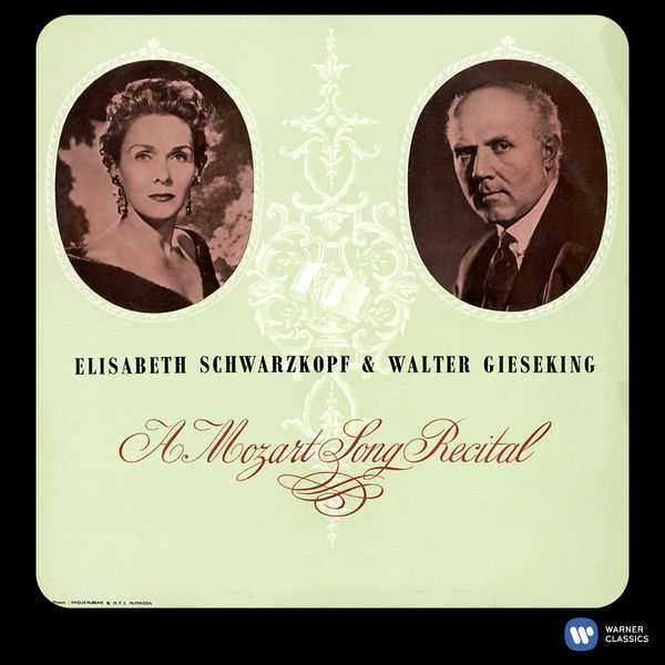 Elisabeth Schwarzkopf, Walter Gieseking: A Mozart Song Recital (FLAC)