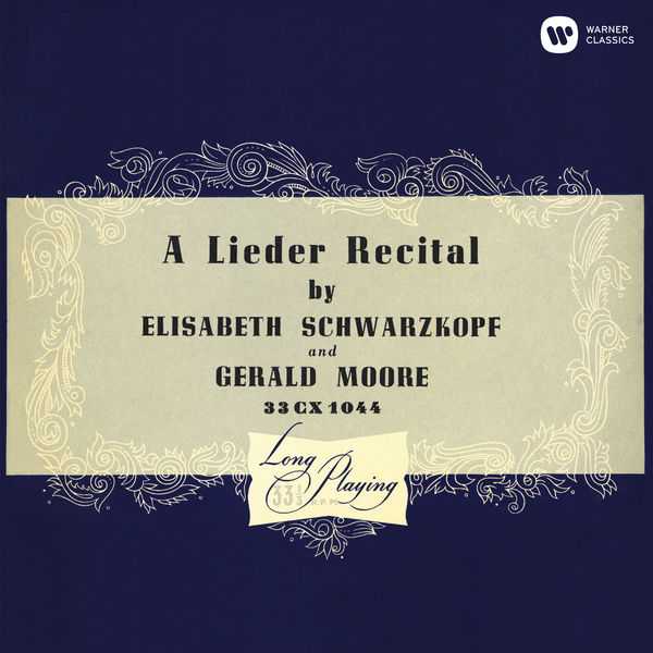 A Lieder Recital by Elisabeth Schwarzkopf and Gerald Moore (24/96 FLAC)