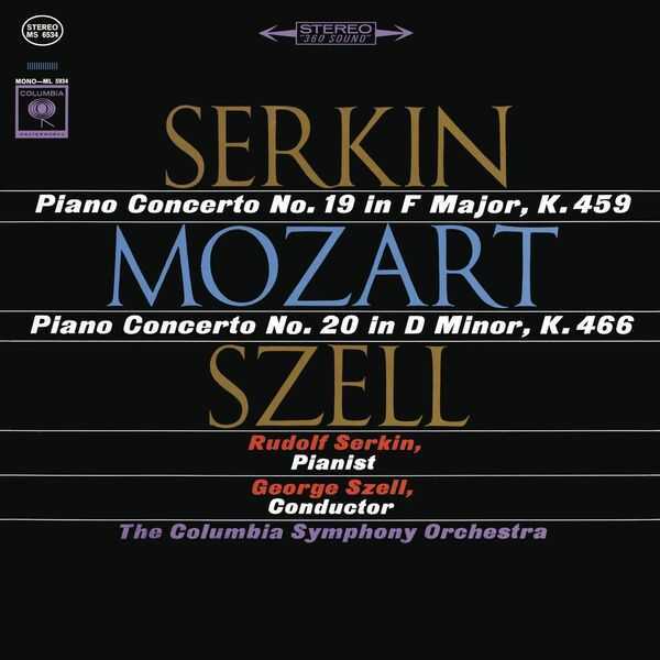 Serkin, Szell: Mozart - Piano Concertos no.19 & 20 (FLAC)