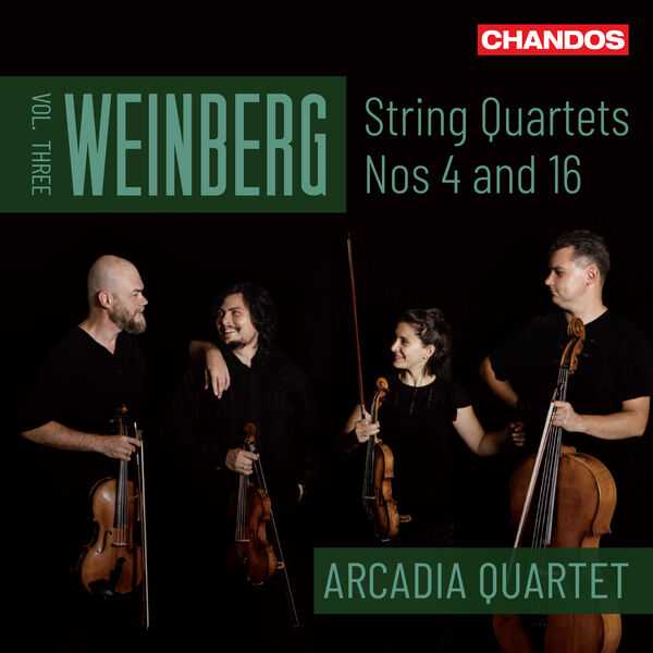 Arcadia Quartet: Weinberg - String Quartets vol.3 (24/96 FLAC)