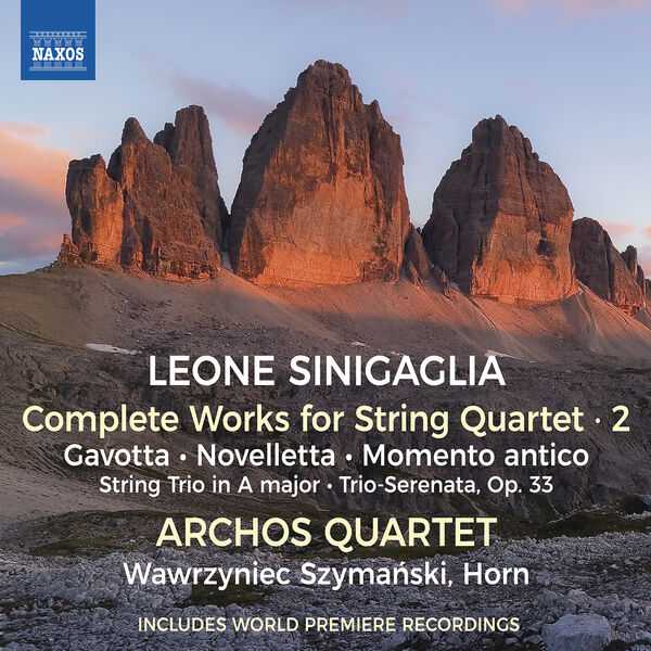 Archos Quartet: Sinigaglia - Complete Works for String Quartet vol.2 (FLAC)