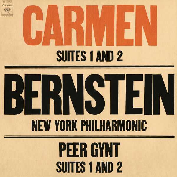 Bernstein: Bizet - Carmen Suites no.1 & 2; Grieg - Peer Gynt Suites no.1 & 2 (24/192 FLAC)