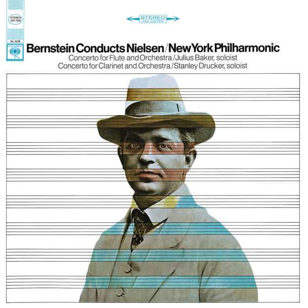 Bernstein: Nielsen: Concerto for Flute and Orchestra, Concerto for Clarinet and Orchestra (24/192 FLAC)