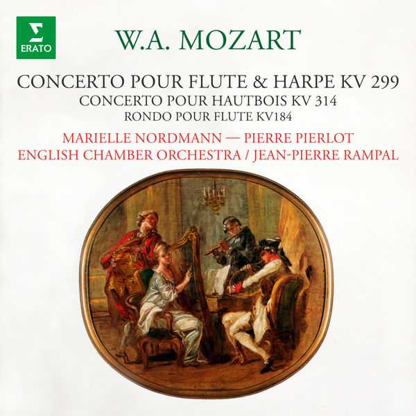 Nordmann, Rampal, Pierlot: Mozart - Concerto pour Flûte et Harpe KV 299, Concerto pour Hautbois KV 314, Rondo pour Flûte KV 184 (FLAC)