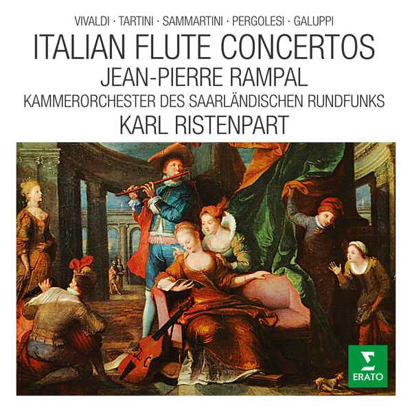 Rampal, Ristenpart: Vivaldi, Tartini, Sammartini, Pergolesi, Galuppi - Italian Flute Concertos (FLAC)