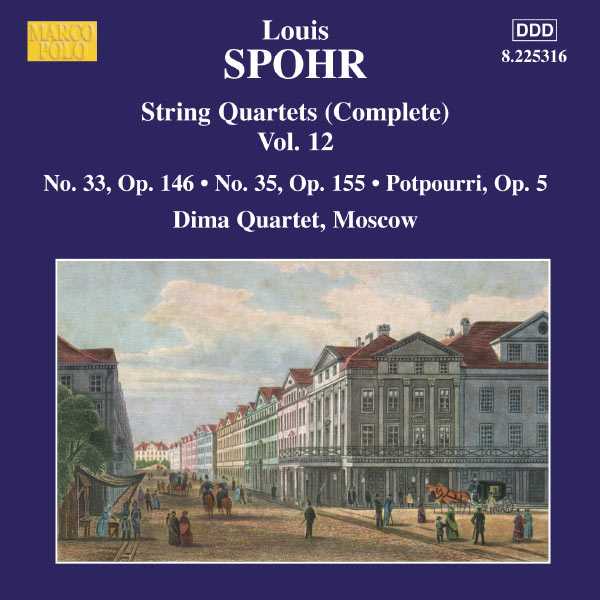 Louis Spohr - Complete String Quartets vol.12 (FLAC)