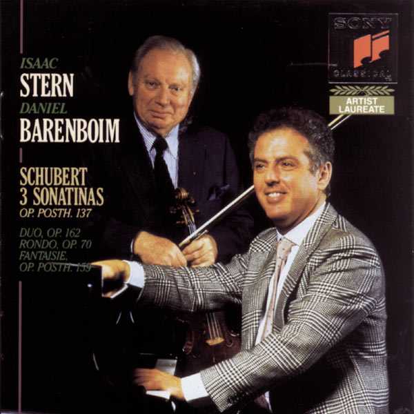 Stern, Barenboim: Schubert - 3 Sonatas op. Posth.137, Duo op.162, Rondo op.70, Fantasie op. Posth.159 (FLAC)