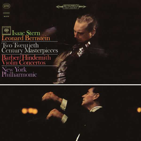 Stern, Bernstein: Barber, Hindemith - Violin Concertos (24/192 FLAC)