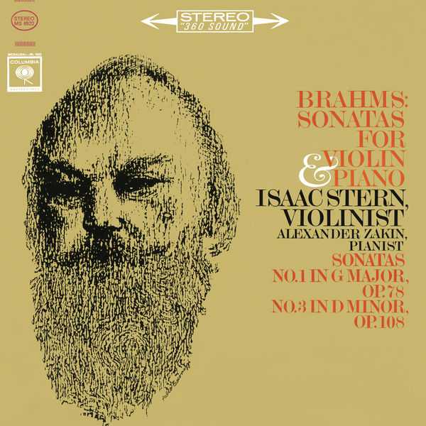 Stern, Zakin: Brahms - Sonatas for Violin & Piano no.1 & 3 (FLAC)