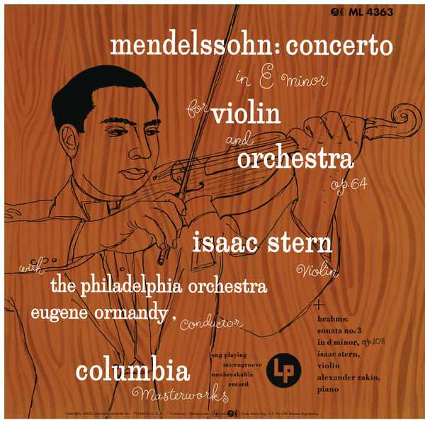 Stern, Ormandy: Mendelssohn - Violin Concerto in E Minor op.64 (24/192 FLAC)