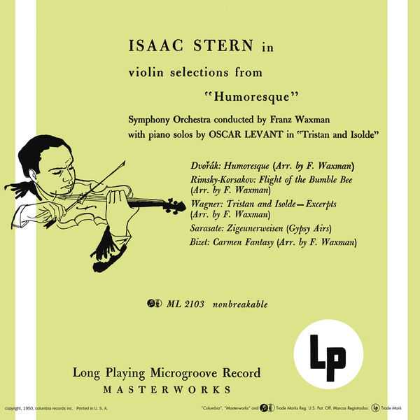 Isaac Stern: Violin Selections from "Humoresque" (FLAC)