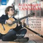 Andrea de Vitis: Tansman - Complete Works for Solo Guitar vol.1 (24/96 FLAC)