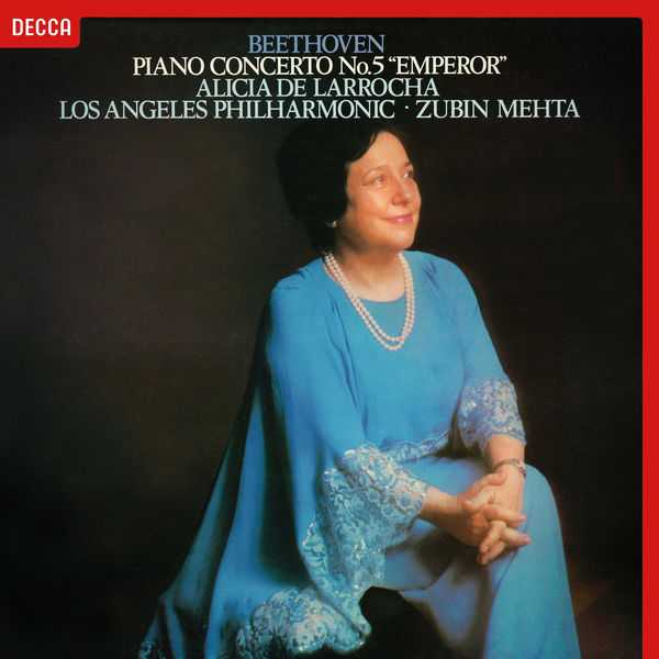 Larrocha, Mehta: Beethoven - Piano Concerto no.5 "Emperor" (FLAC)