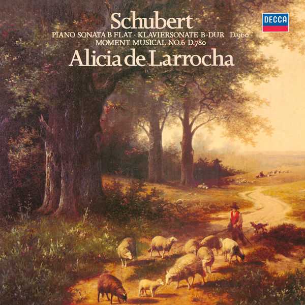 Alicia de Larrocha: Schubert - Piano Sonata D.960, Moment Musical D.780 (FLAC)