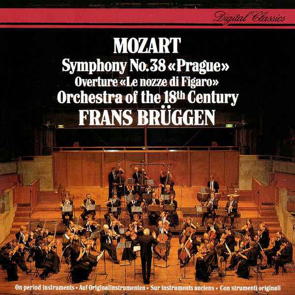 Brüggen: Mozart - Symphony no.38 "Prague", Le Nozze di Figaro Overture (FLAC)